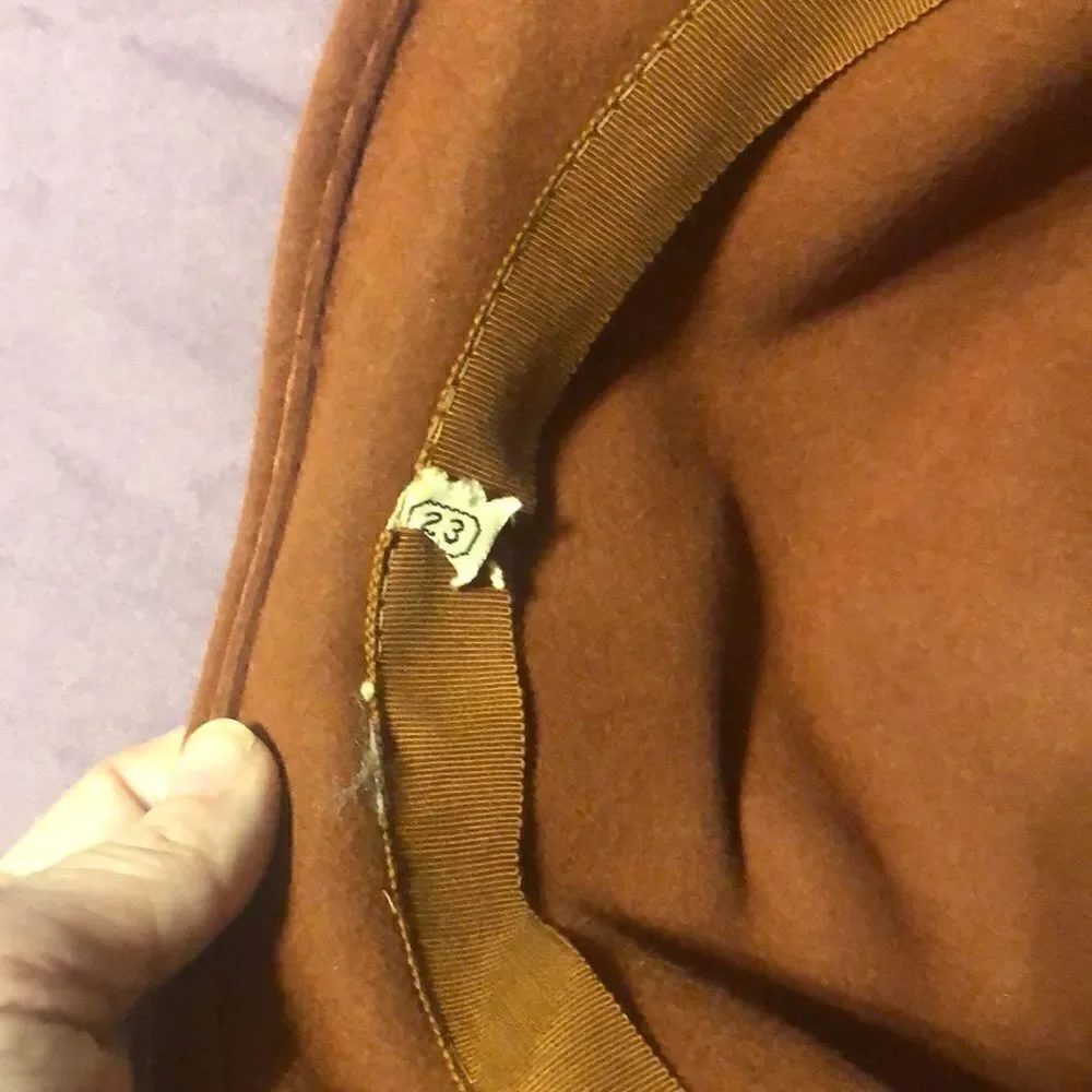 Vintage Peachbloom Velour Hat